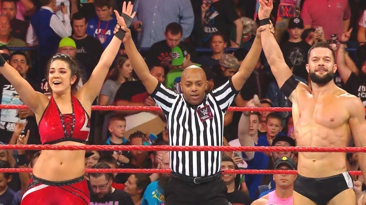 Finn Bálor & Bayley team up to face Jinder Mahal & Alicia Fox