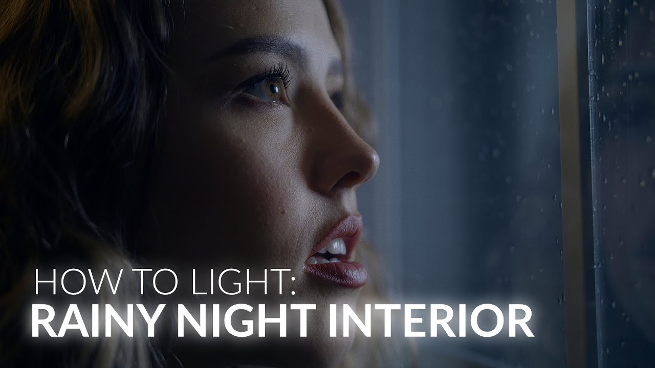 Lighting a Rainy Night Interior