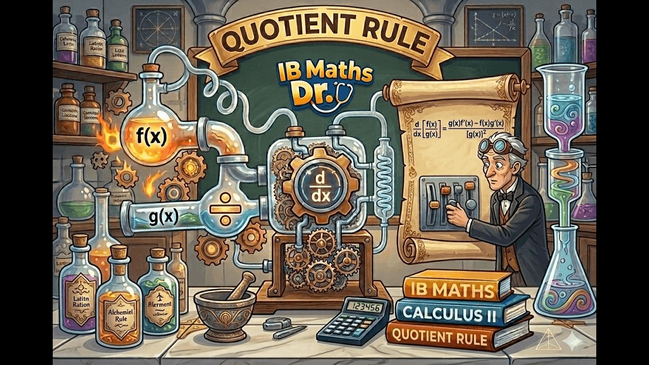 IB Math AA SL Calculus - 6.3 Quotient Rule