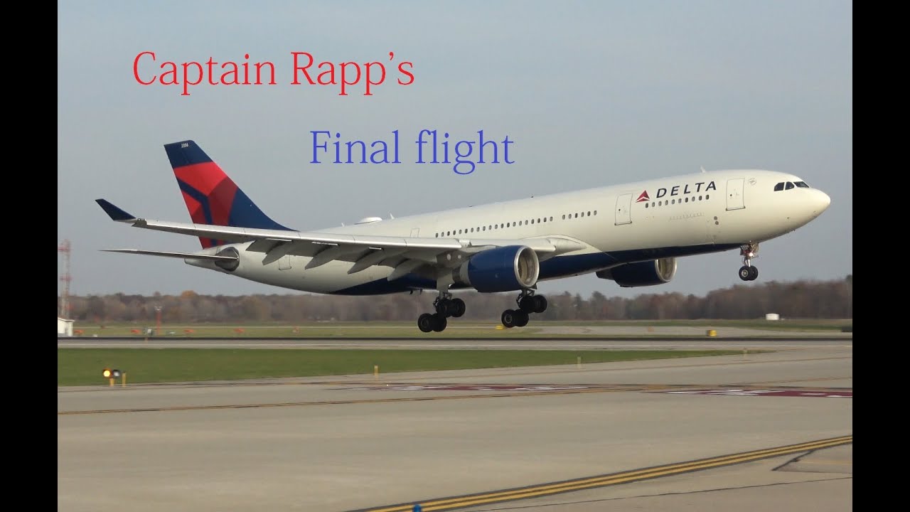 Captain Rapp's retirement flight