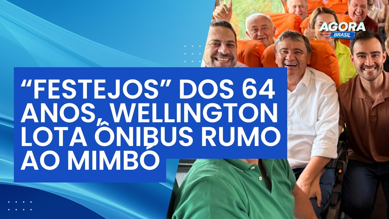 Nos “festejos” dos 64 anos, Wellington Dias lota ônibus rumo ao Mimbó | Jogo do Poder