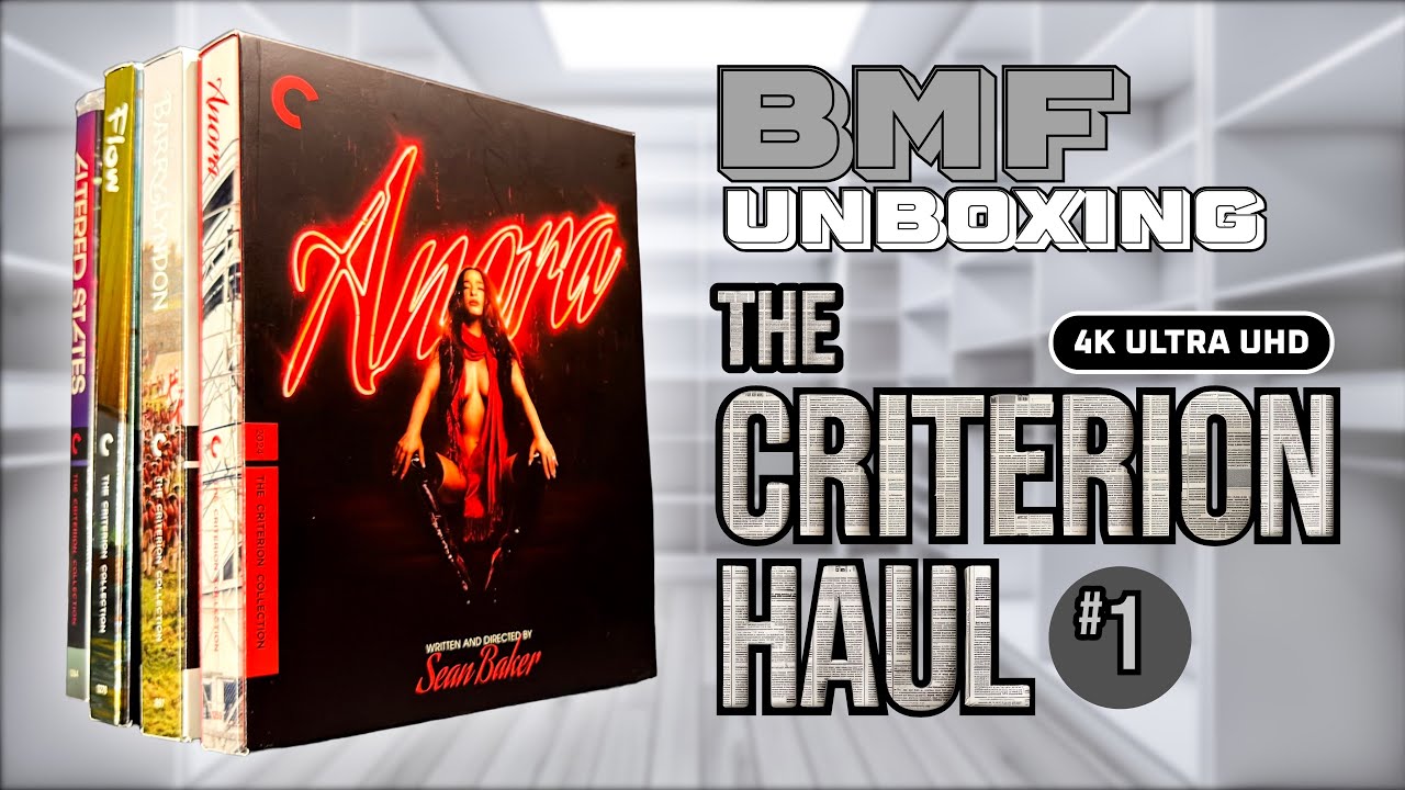 Unboxing Latest CRITERION 4K HAUL: Flow, Anora, Altered States, Barry Lyndon!