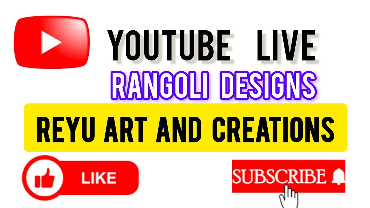 Border Rangoli designs live