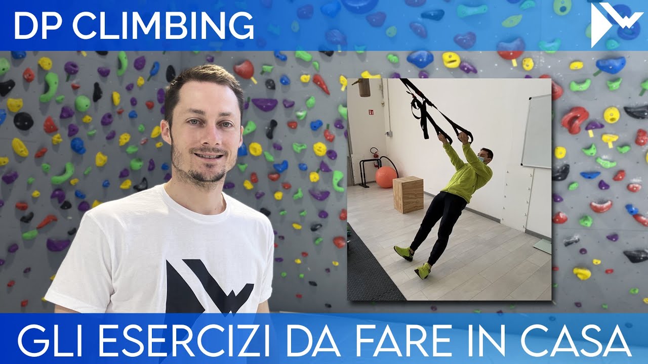 ESERCIZI da fare in CASA per ALLENARSI in ARRAMPICATA