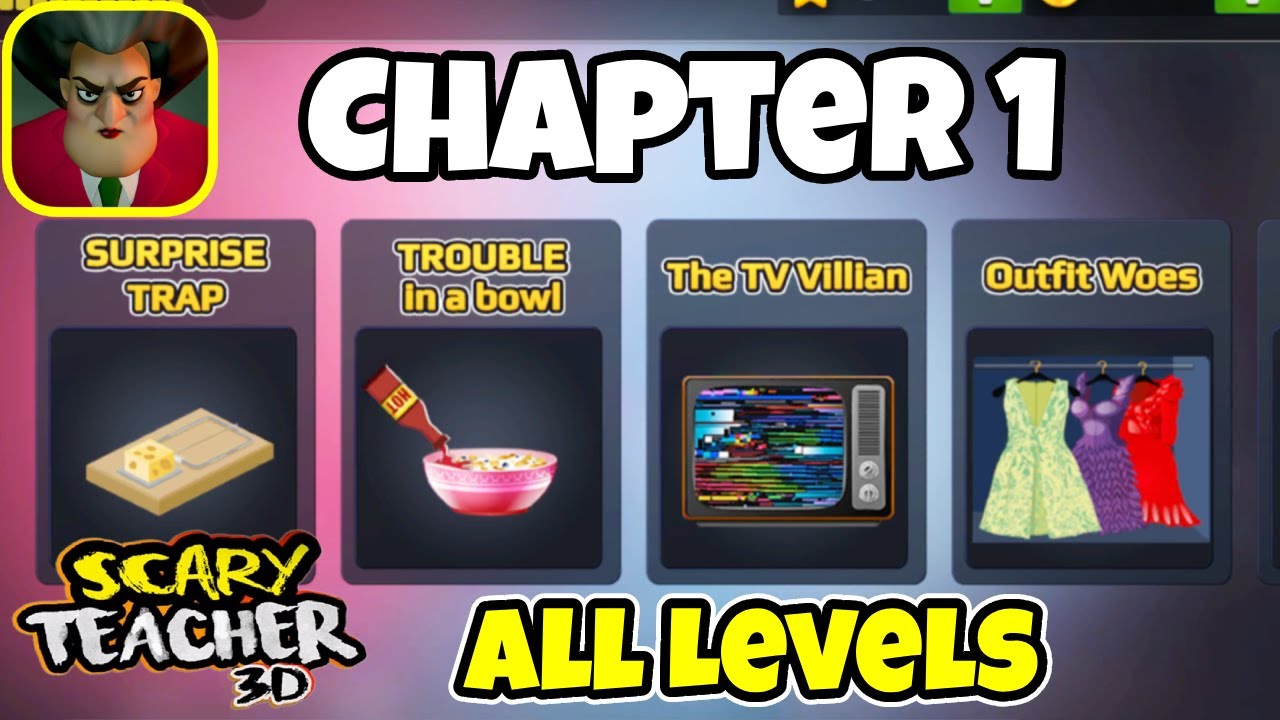Scary Teacher 3D All Levels Chapter 1 Troubled Waters Full Guide (Android, iOS, Steam)