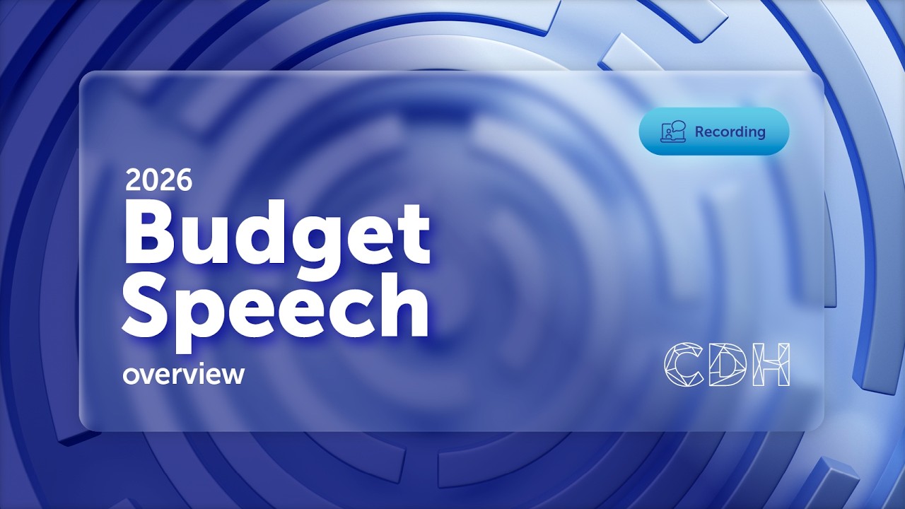 2026 Budget Speech Overview Recording