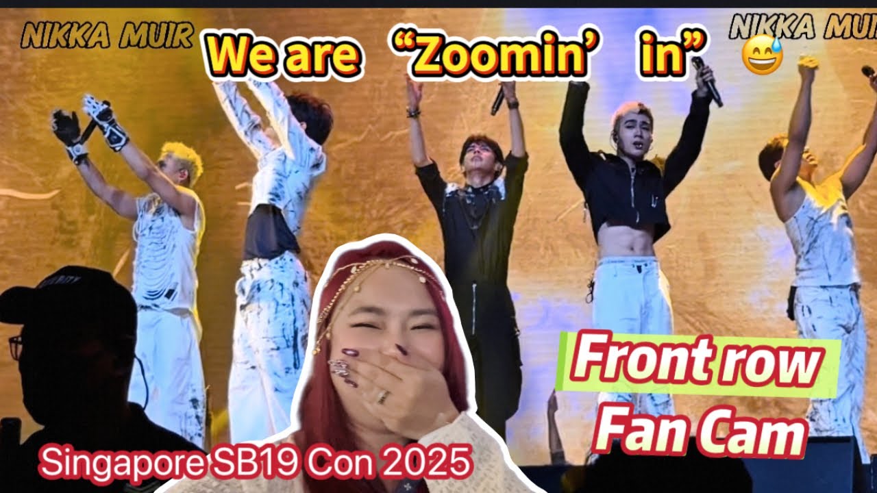 SB19 SINGAPORE SAW CONCERT {FAN CAM) Part 3