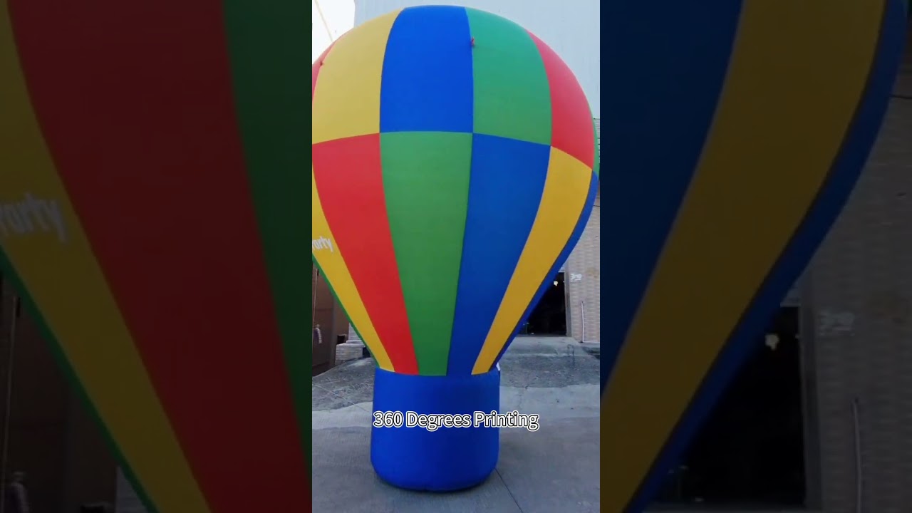 Outdoor advertising inflatable helium balloon hot air balloon shape advertising inflatable model