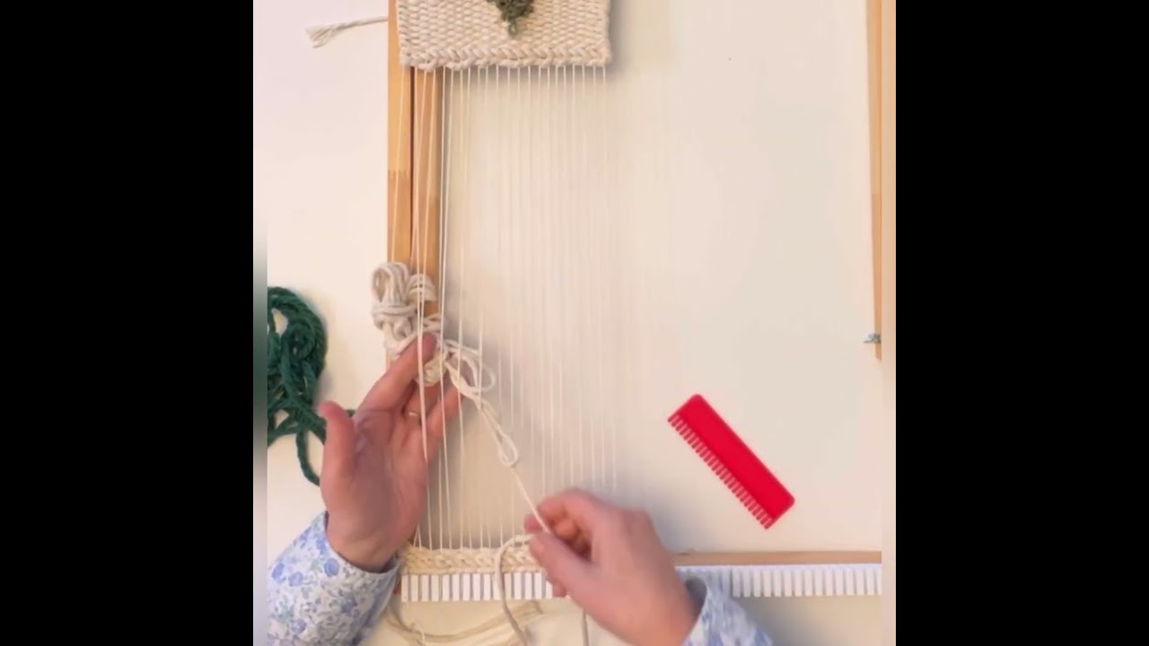 &Aacute;rbol de Navidad 1/3 #telar #weavingtutorial #aprendeatejer