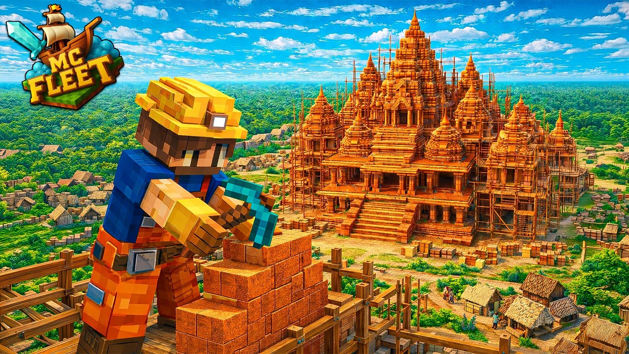 MCFleet Mein Ban Raha Hai Maha Shiv Mandir! 🔱| MC Fleet LIVE Road to 1K sub
