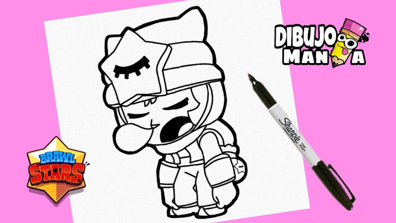 COMO DIBUJAR A SANDY | BRAWL STARS | how to draw sandy from brawl stars