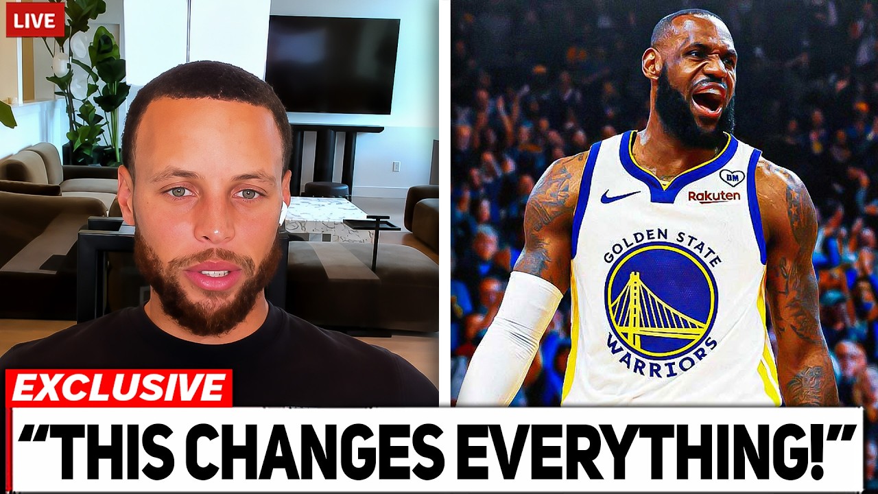 Steph Curry BREAKS SILENCE After LeBron James Joins Golden State Warriors!