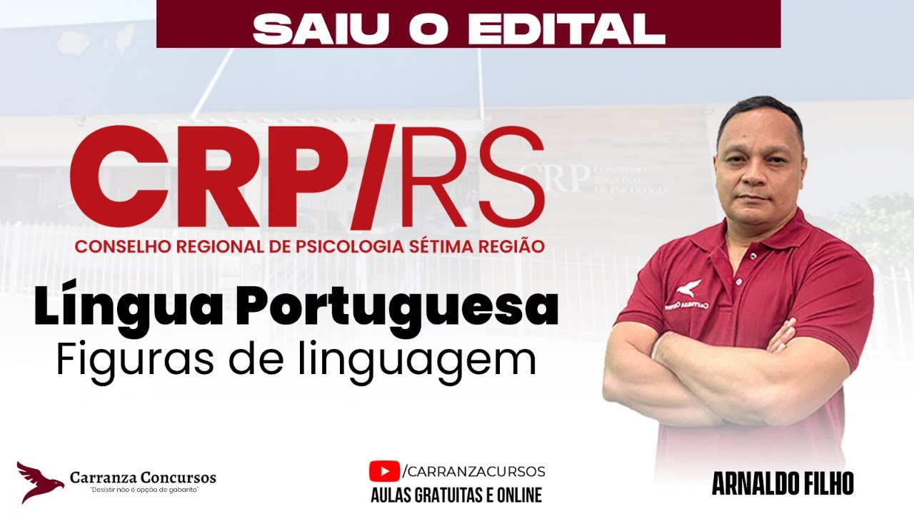 Concurso CRP-RS | Língua Portuguesa – Figuras de Linguagem para Concursos Públicos