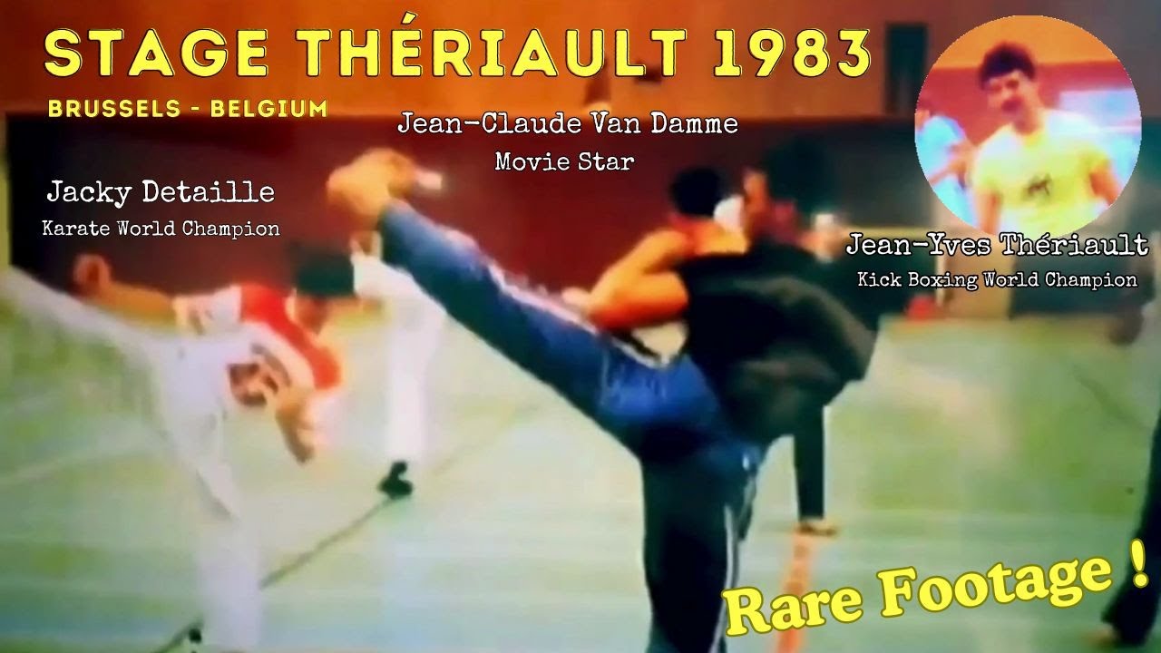 RARE 1983 Footage: Young Jean-Claude Van Damme & Jacky Detaille at Kickboxing Camp in Brussels!