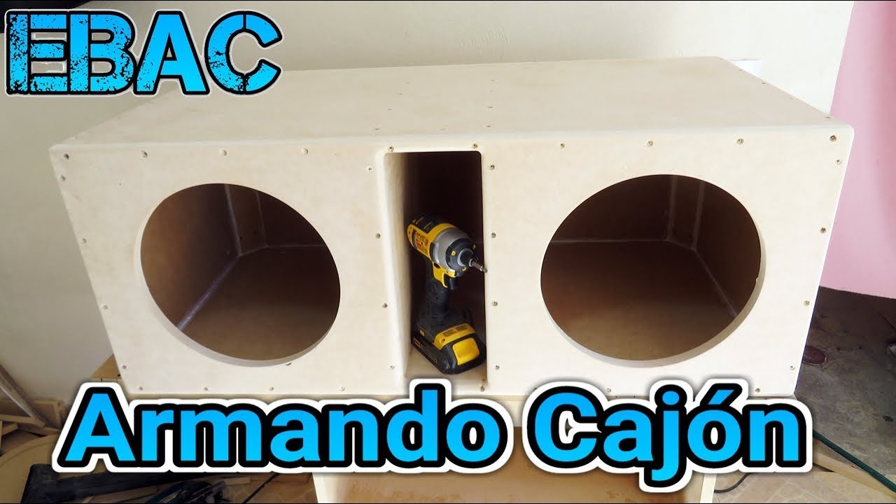 Armando Cajón Porteado para 2 Subwoofer Rock Series RKS1204OS | EBAC