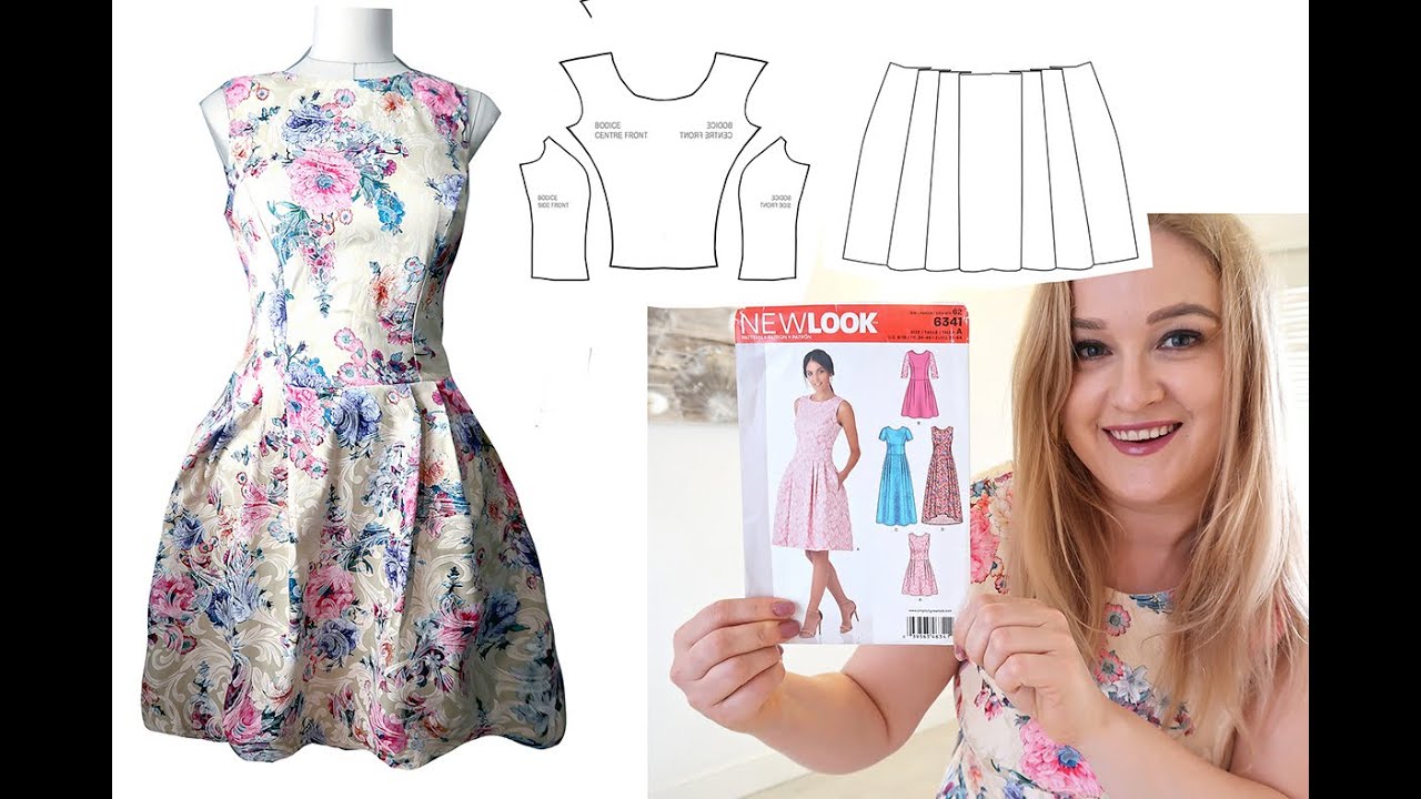 SEWING SUMMER DRESS FASHION DIY TUTORIAL EASY
