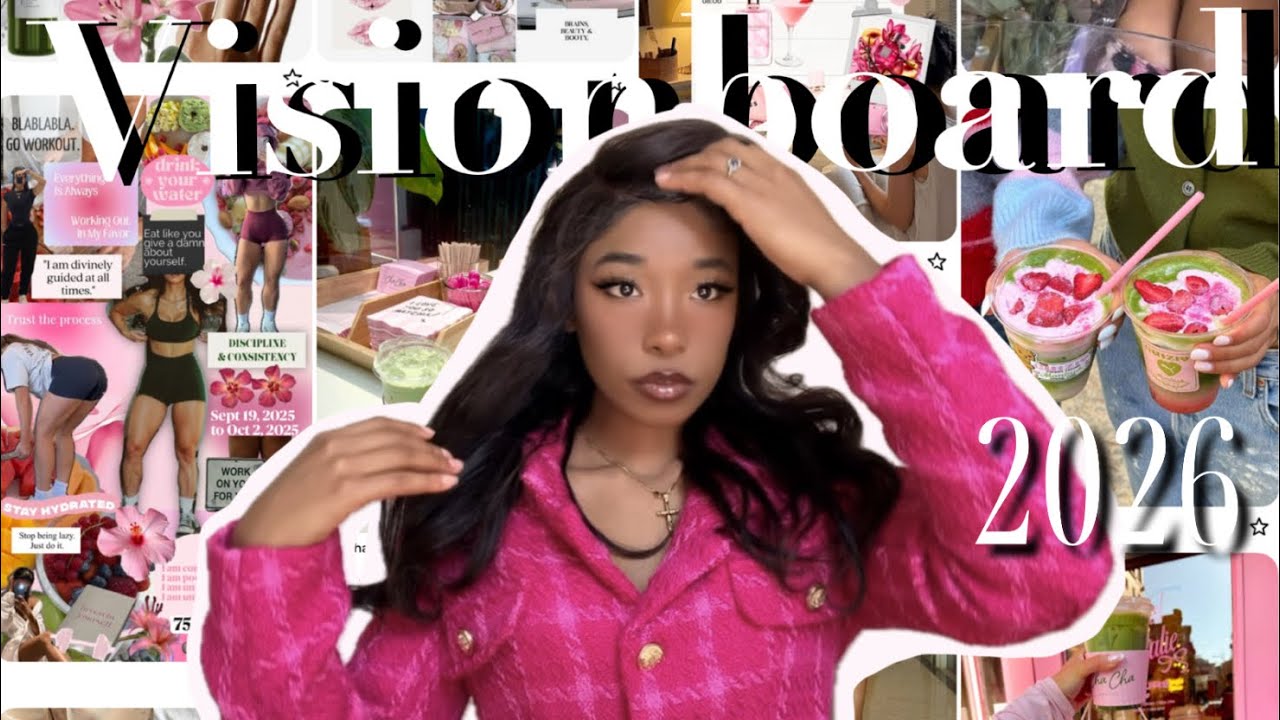 PLANNING MY VISIONBOARD 2026🌸🏖️#vision 