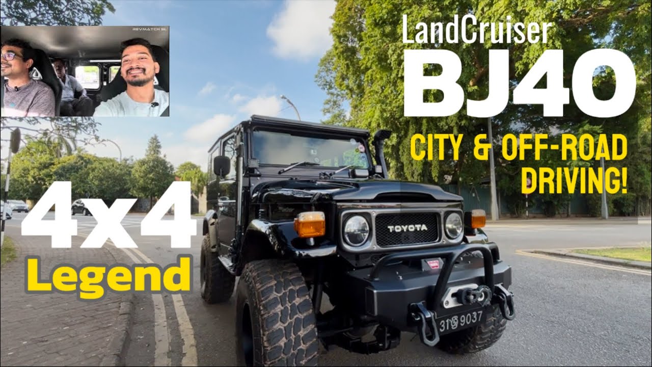 MODIFIED 1982 Toyota LandCruiser BJ40 🤩 READY FOR ANYTHING!🔥 Driving off-road and in the City! #4wd 