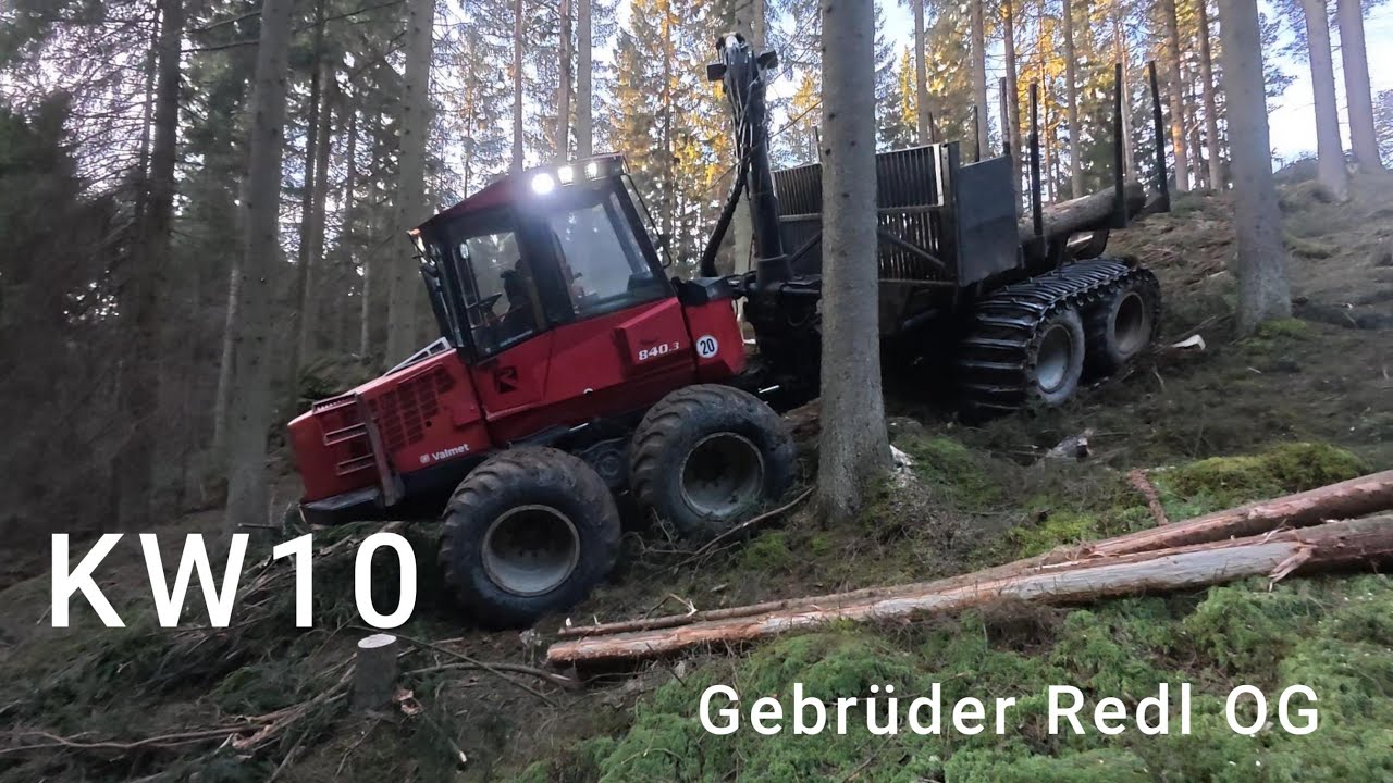 KW10🌲Bäume springen🌲Stihl500i🌲Valmet 840.3