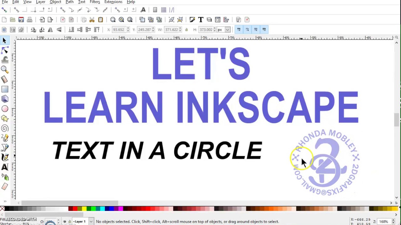 6-Text in a circle.
