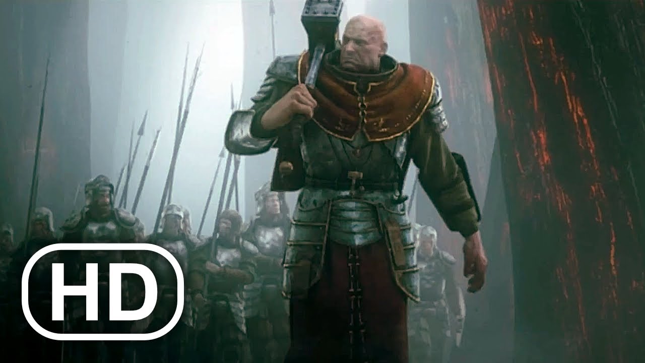 WARHAMMER Warrior Priest Kills Army Of Chaos Warriors Fight Scene (2023) 4K ULTRA HD