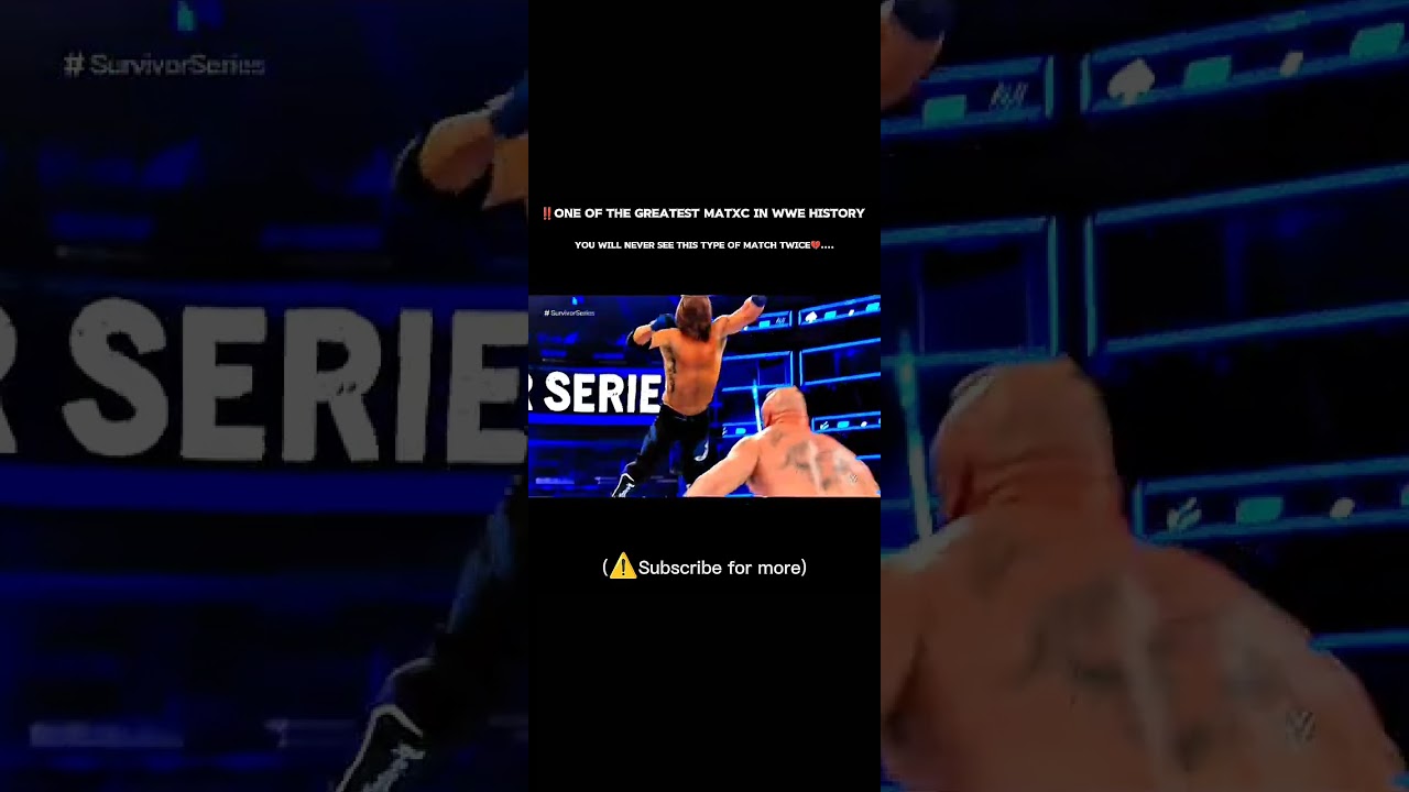 BROCK LESNAR VS AJ STYLES | CHAMPION VS CHAMPION SURVIVOR SERIES 2017