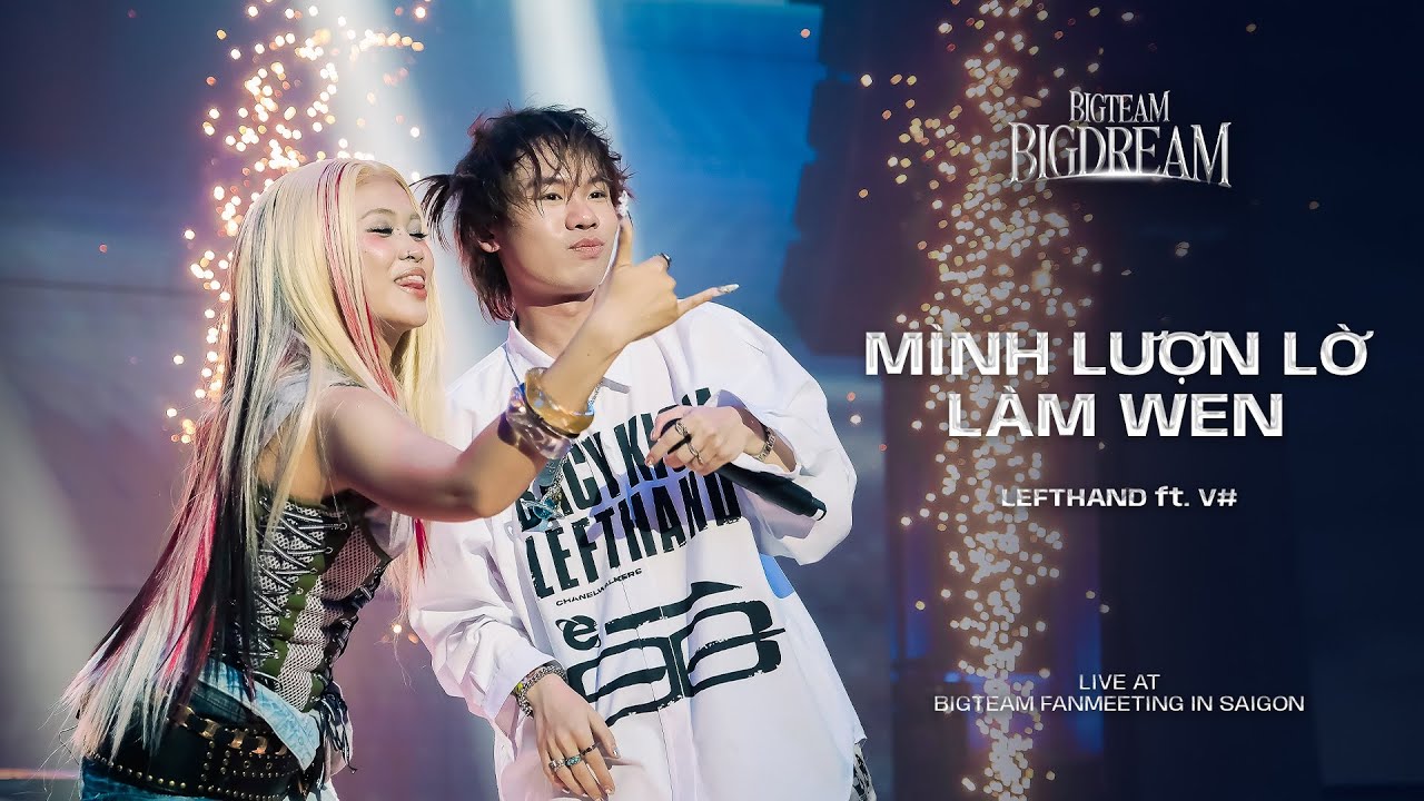VCC LEFTHAND ft V# - M&igrave;nh Lượn Lờ L&agrave;m Wen (Novina)  FANMEETING BIGTEAM HCM