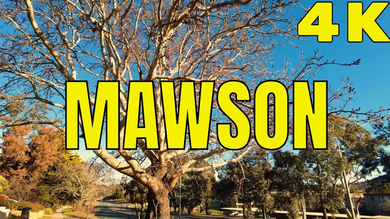 Relaxing Locked Down Walk l Mawson Suburb, Canberra ACT 2607 Australia l #ASMR 4k