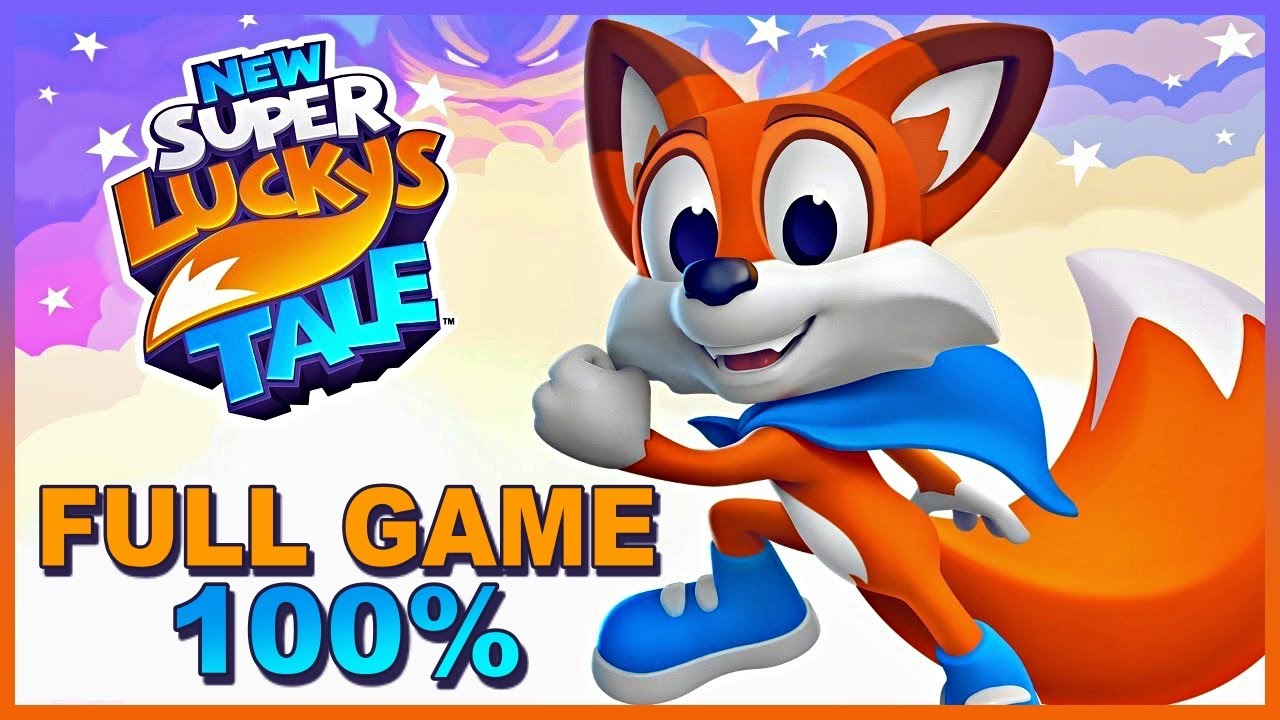 NEW SUPER LUCKY'S TALE Full Game 100% Walkthrough Gameplay (All Coins, Hidden Pages, Letters)
