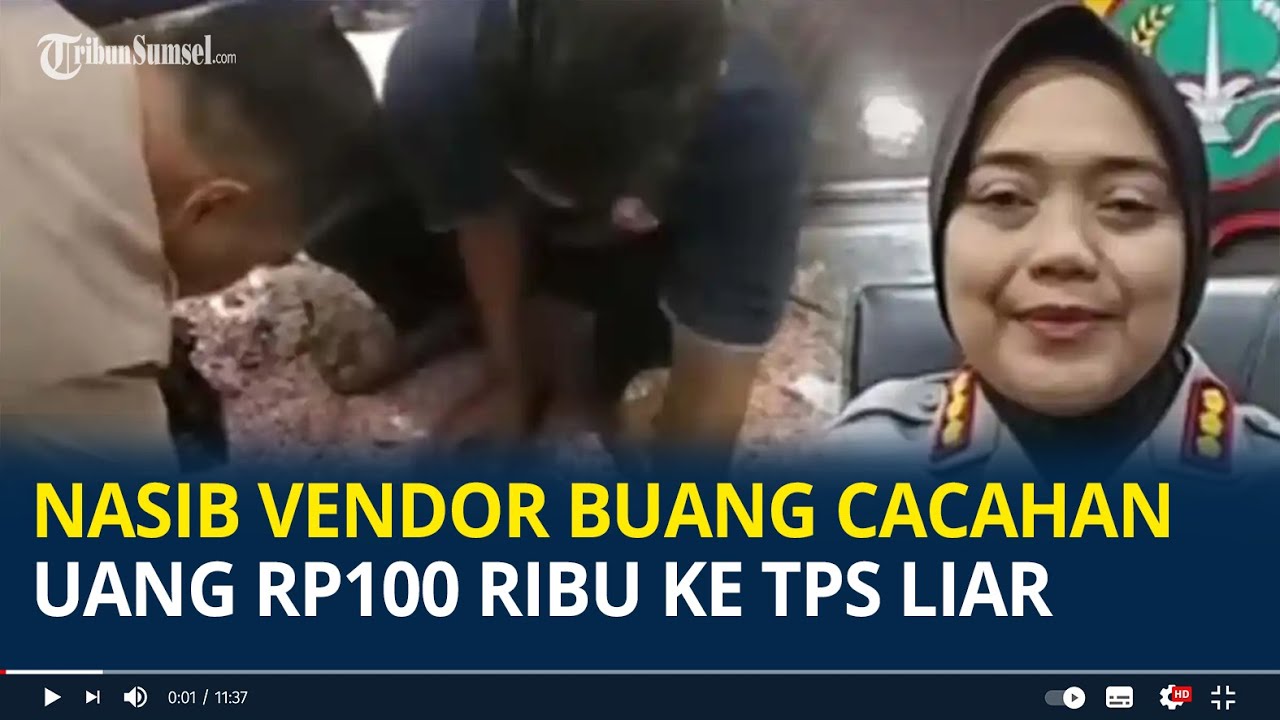 Nasib Vendor yang Buang Cacahan Uang Rp100 Ribu ke TPS Liar Diungkap Polisi, Ini Alasan BI