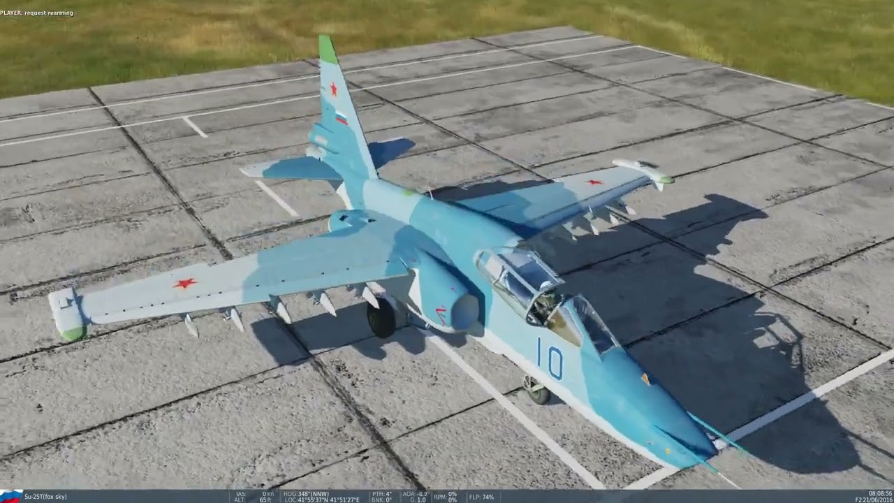 DCS : SU - 25 t  طريقة تسليح وضرب الاهداف الارضية لطائرة