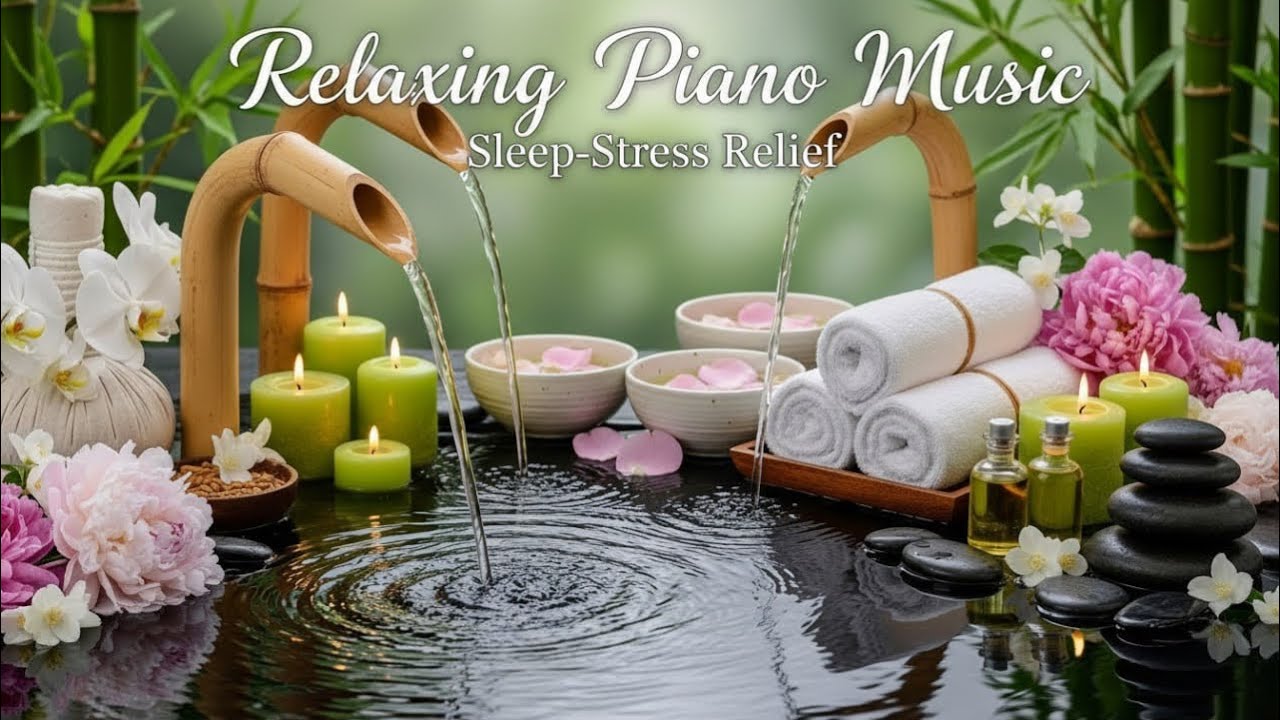 Harmony of Piano & Water: Meditation, Sleep, and Relaxation Music
