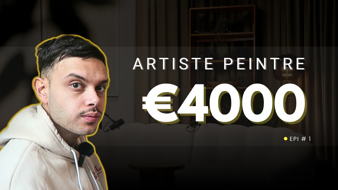 De 0€ à 4000€ en peignant depuis sa chambre en Suisse