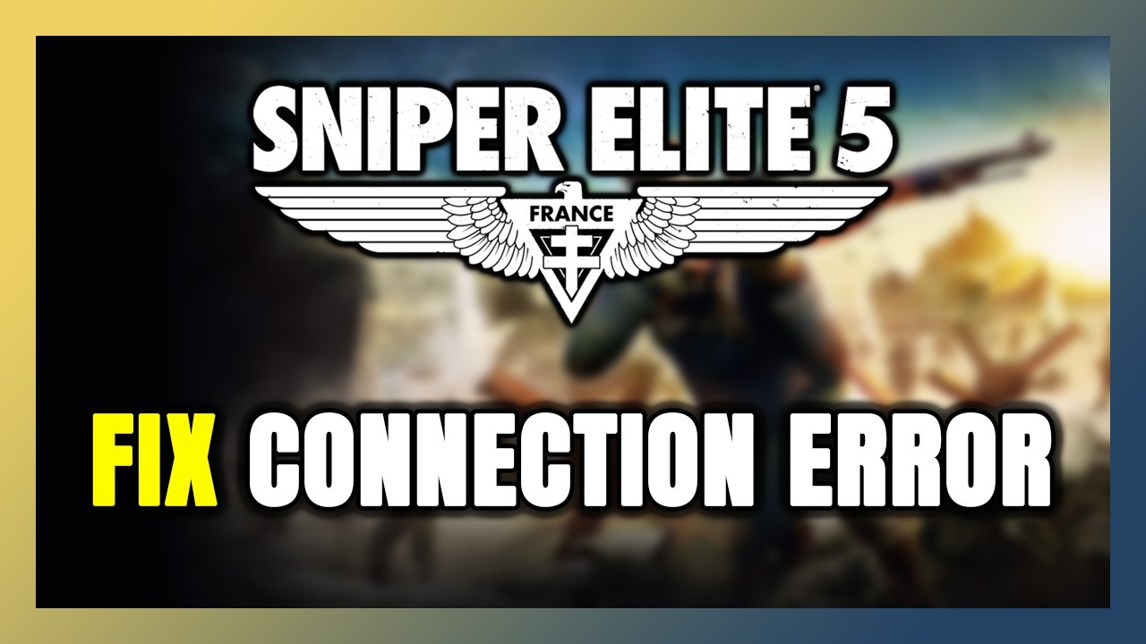 Как ИСПРАВИТЬ ошибку подключения / ошибку сервера в Sniper Elite 5!