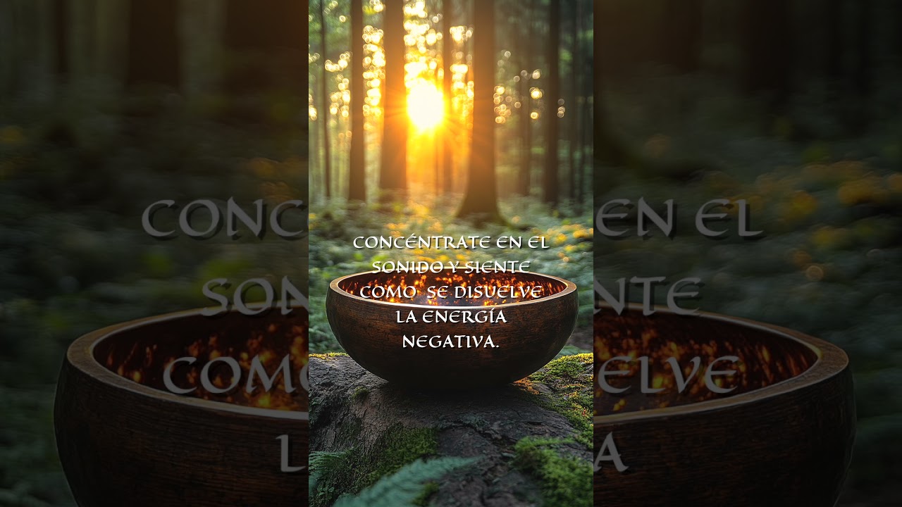 CUENCOS TIBETANOS - ☯️ FRECUENCIA 432 hz Eliminar energ&iacute;a negativa #shorts #energiapositiva  #relax