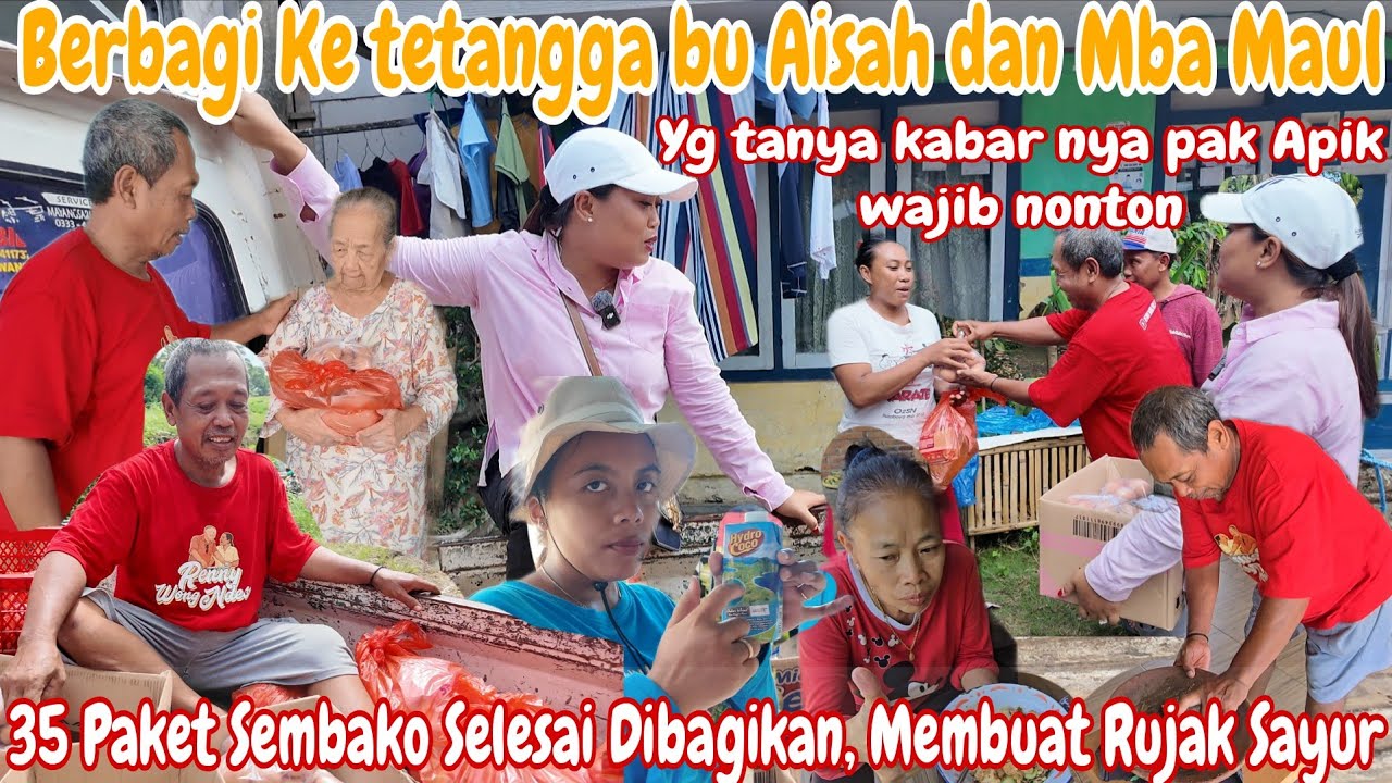 KERUMAH PAK APIK DAN MBA UMI MENGANTAR AMANAH DARI SOLENE ‼️KELILING 3 DESA BAGI