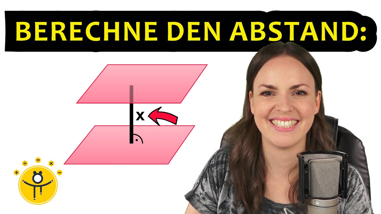 Berechne den ABSTAND der Ebene zur Ebene – Lotfußpunktverfahren