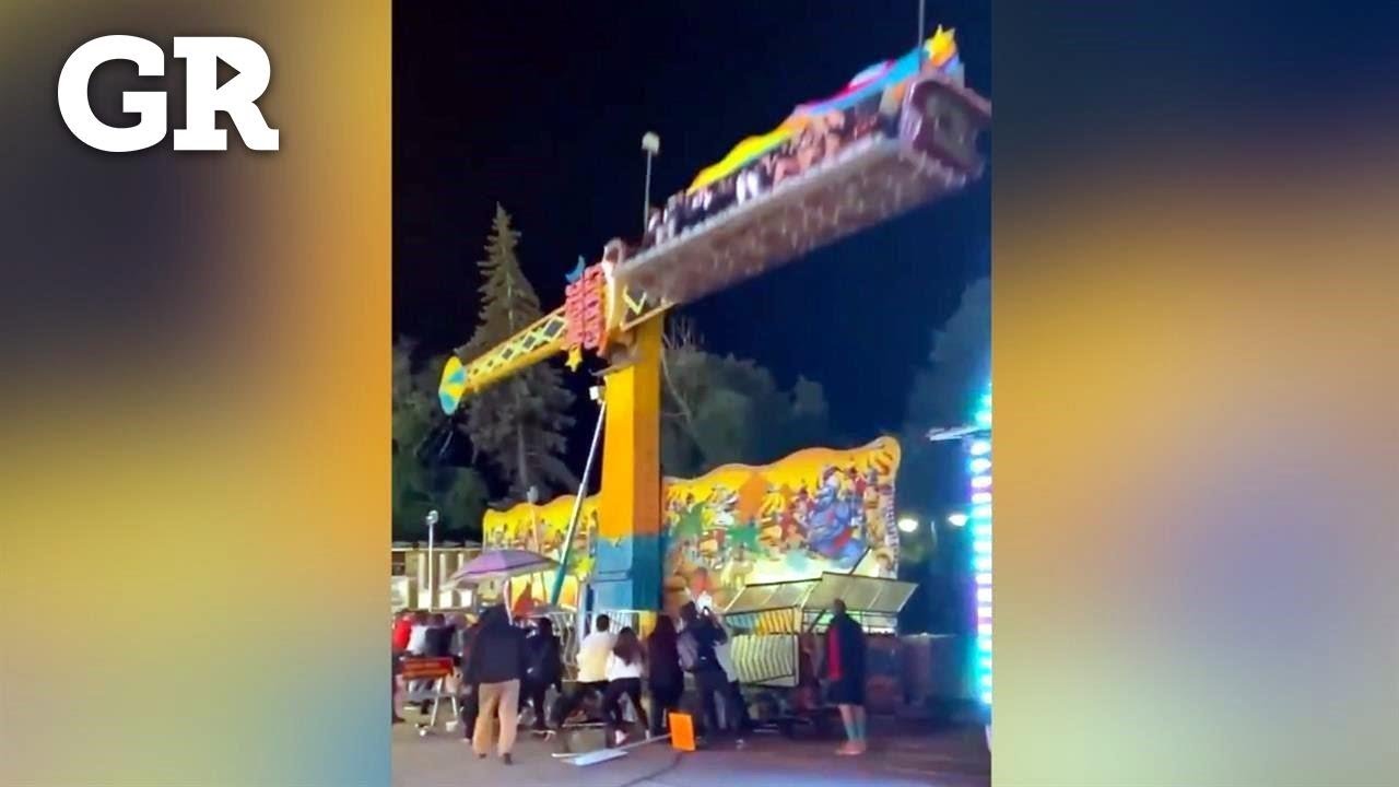 Se tambalea juego mecánico en Michigan