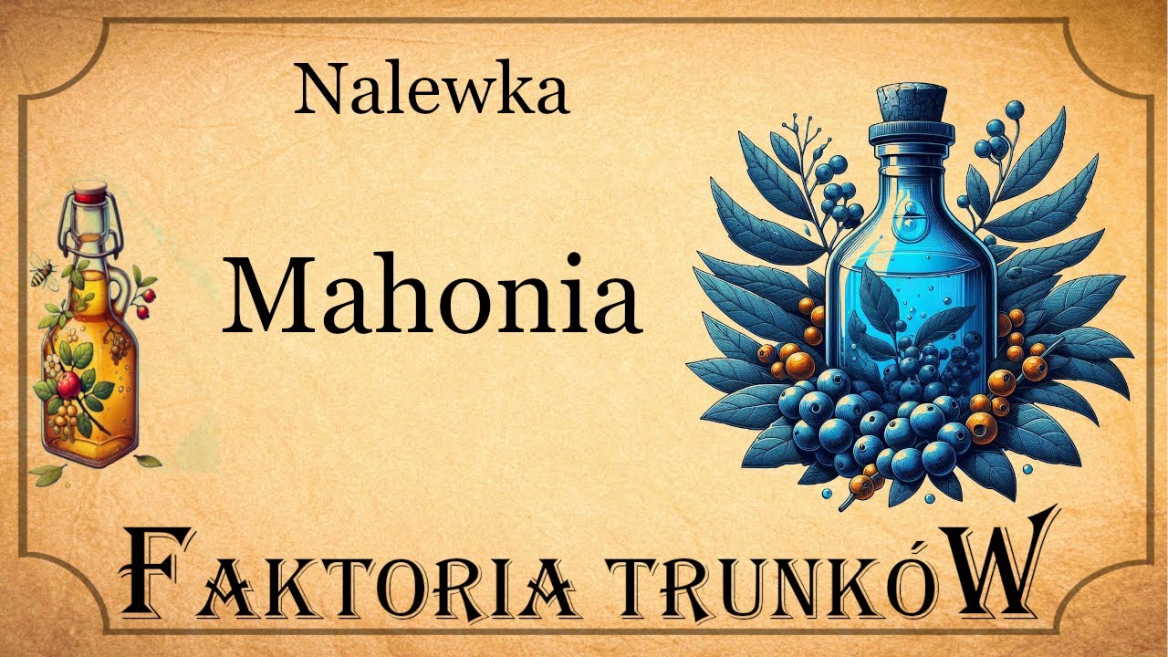 Nalewka na owocach Mahonii
