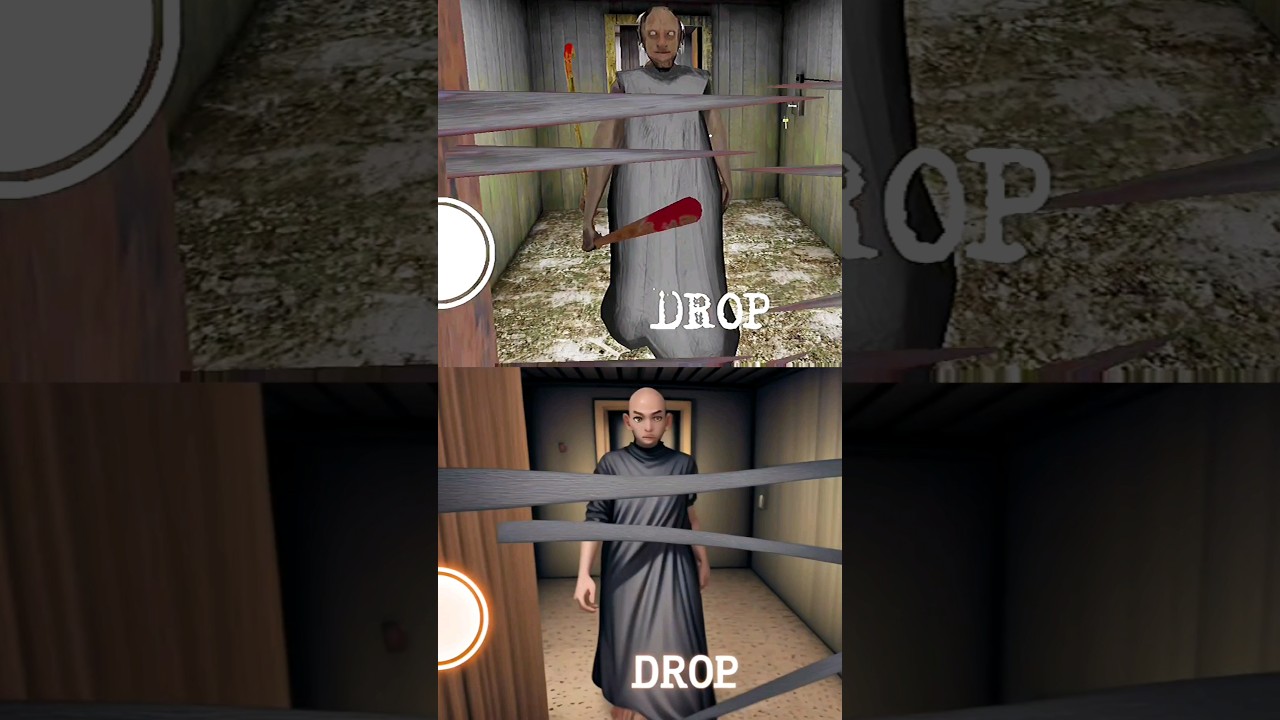Original Granny 2 Player Suicide vs Anime Granny 2 Player Suicide #grannychaptertwo #vividplays