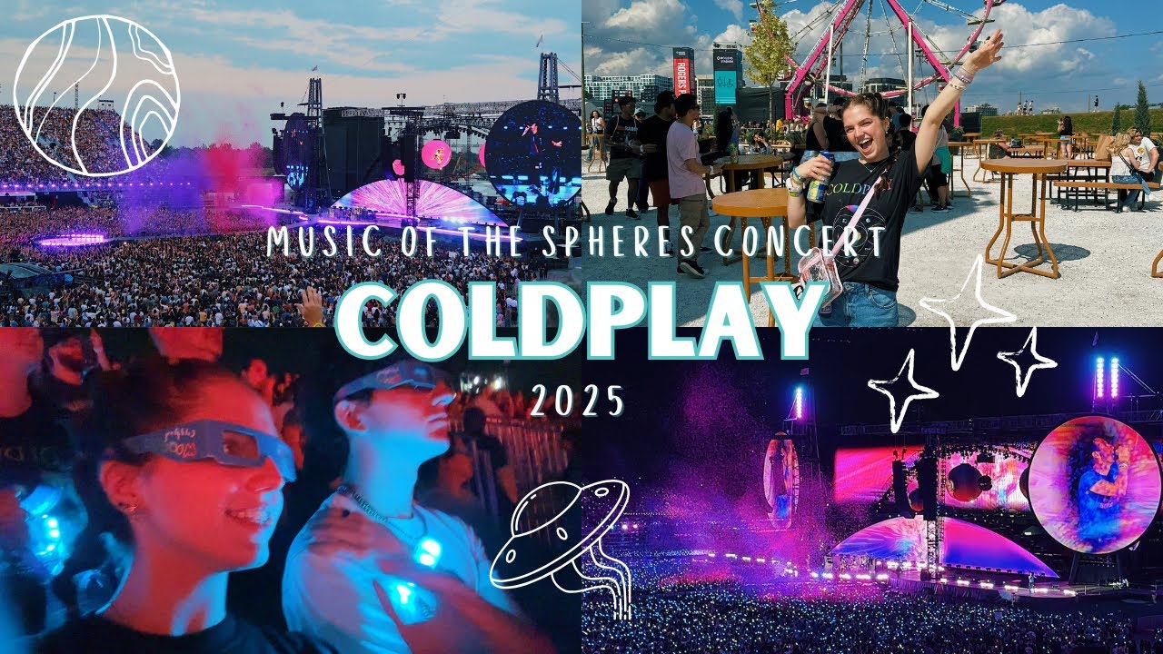 COLDPLAY Music of the Spheres Concert 2025 ⭐️🎸🪐 |📍Rogers Stadium, Toronto