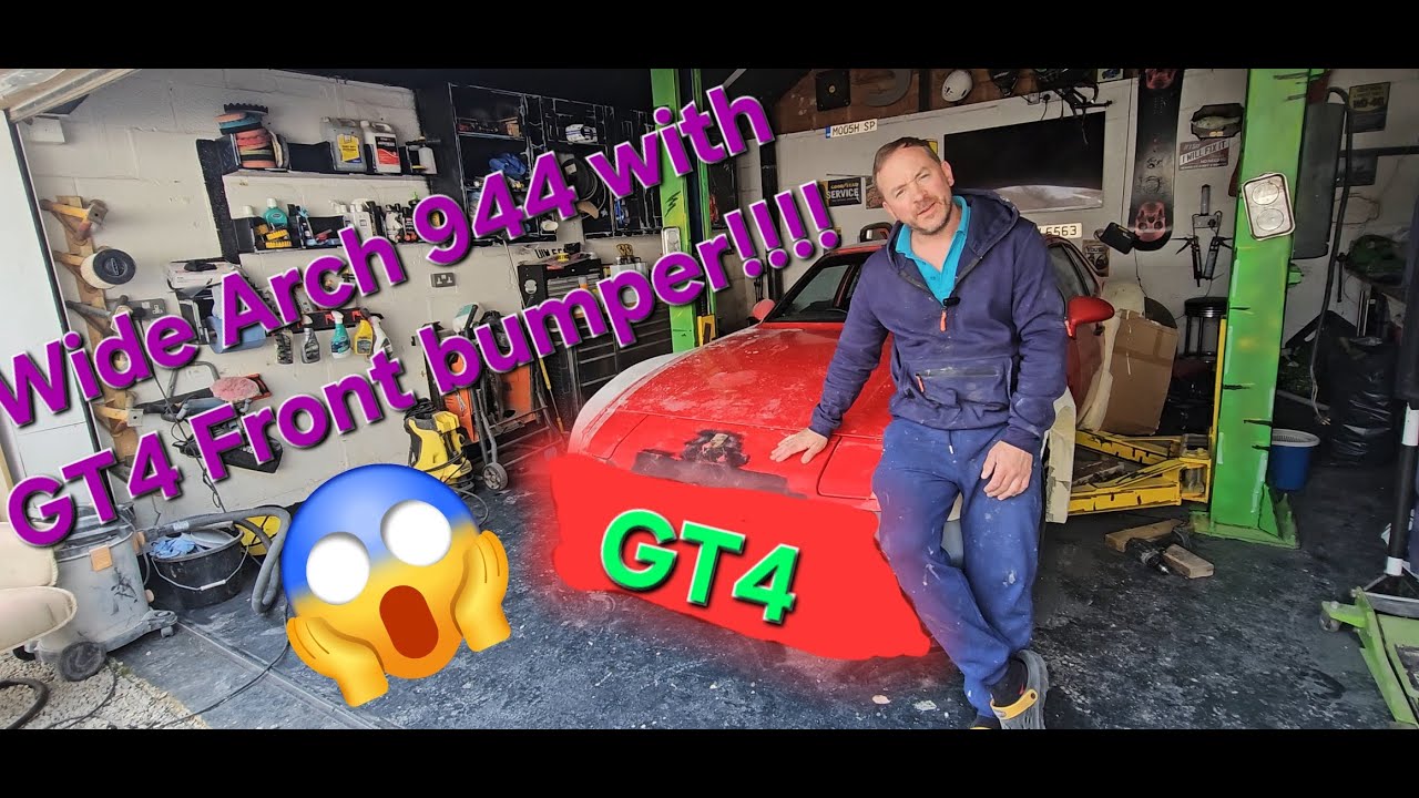 Wide Arch Porsche 944 with GT4 Front bumper!!!!!!! PART 3 