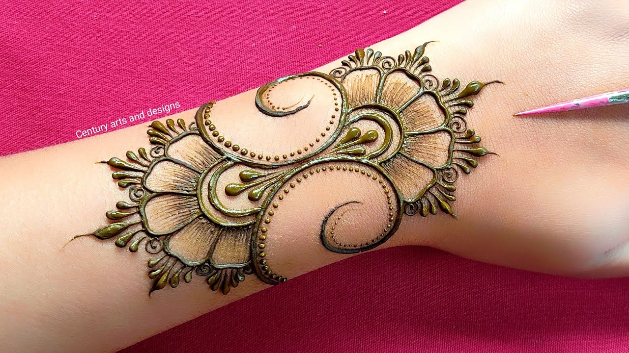 Very beautiful stylish mehndi design for back hand | Latest arabic mehndi | Mehndi design | Mehndi