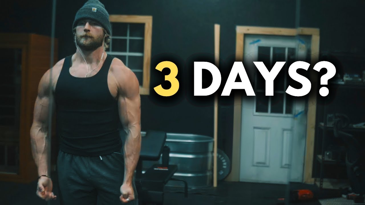 You Only Need 3 Days A Week In The Gym!