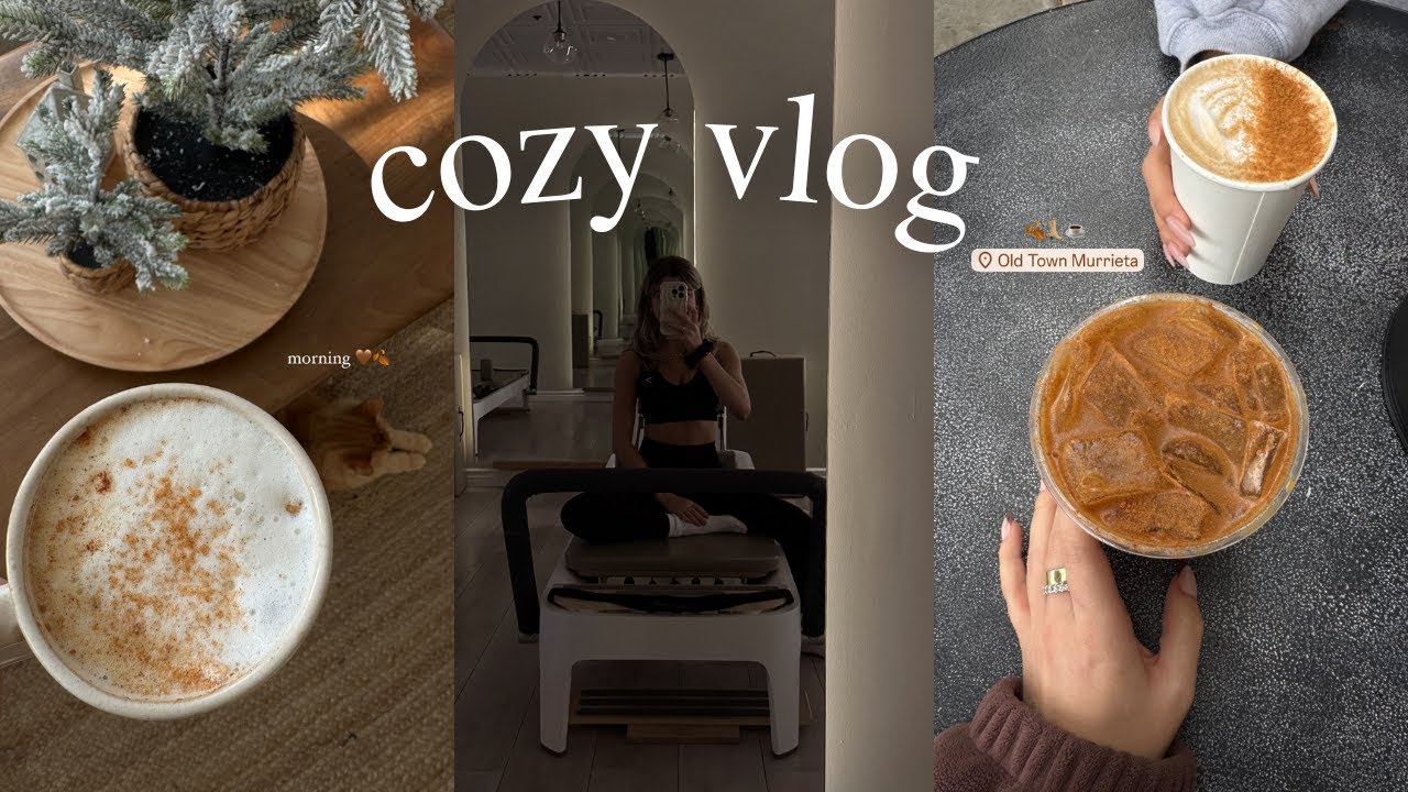 cozy home vlog | clean with me, new nails, life updates 🏠🍂