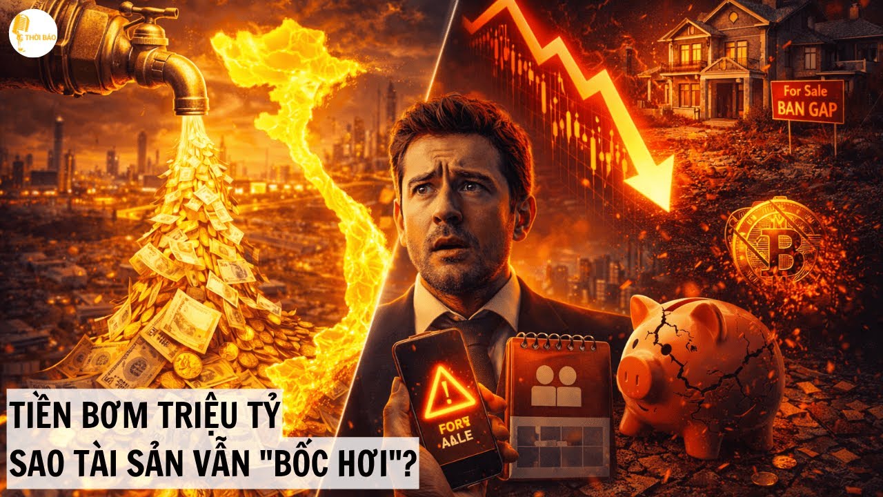 Việt Nam Bơm Triệu Tỷ: Vì Sao 4 Loại Tài Sản Này Vẫn Tụt Dốc Không Phanh?