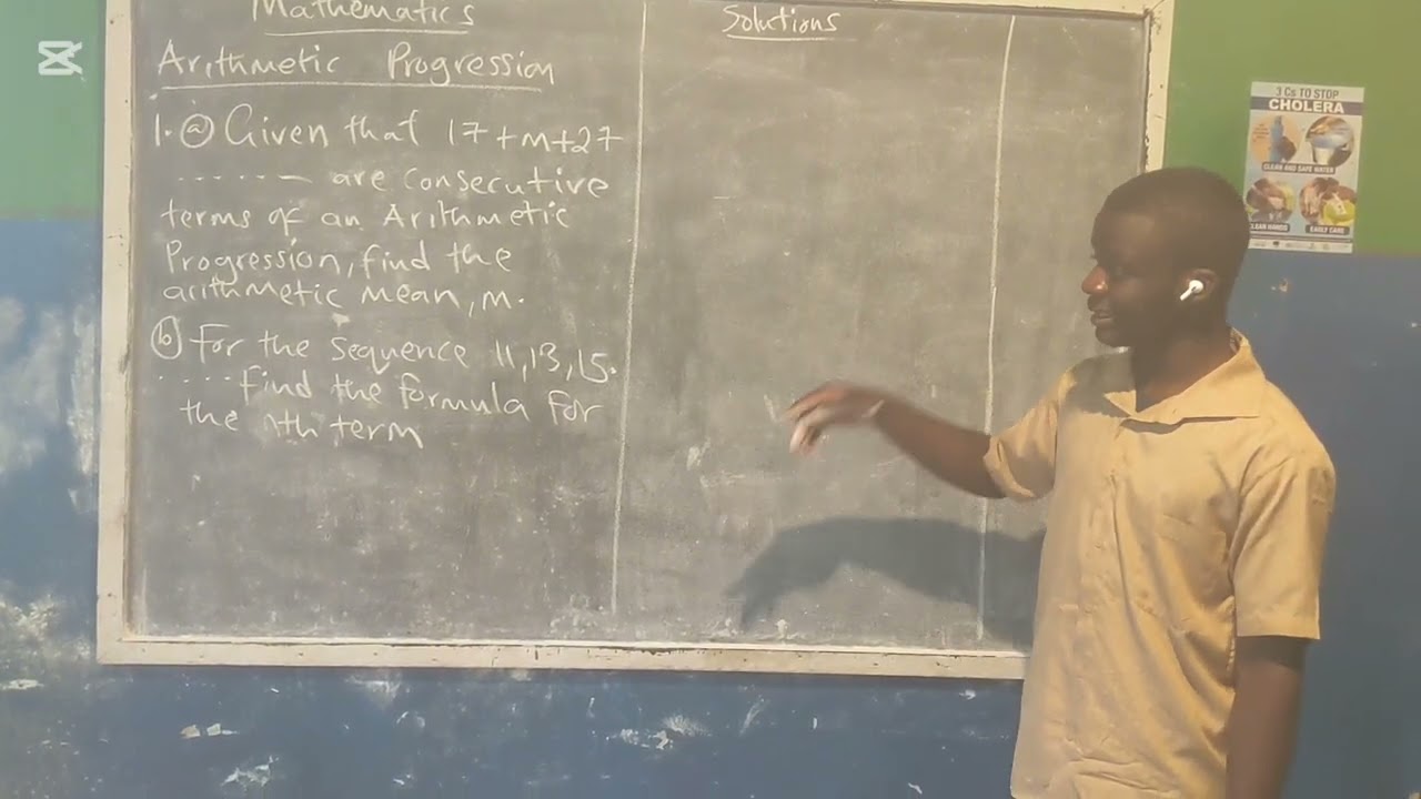 Arithmetic progression (MEAN OF AN AP)