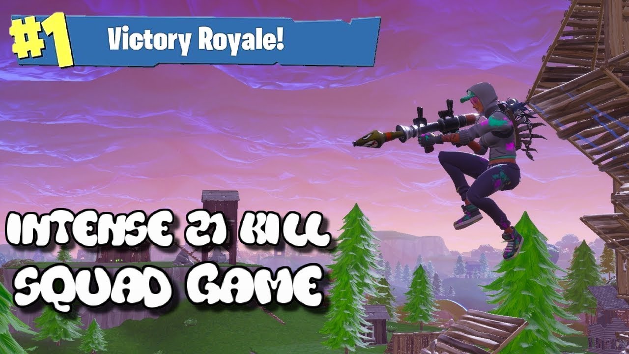 NotVivid - Intense 21 Kill Squad Game - Fortnite Battle Royale