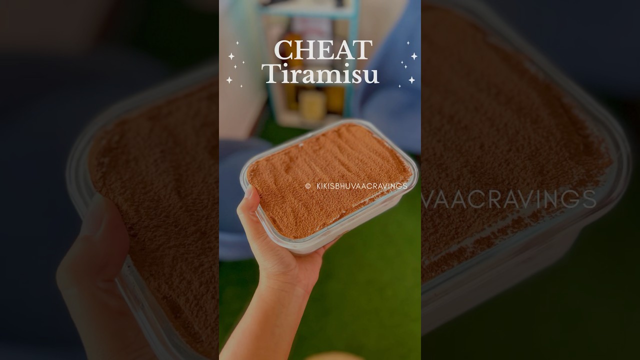 Cheat Tiramisu #kikisbhuvaacravings #tiramisu #dessert #nobake #recipe #easydessert #italian #foryou
