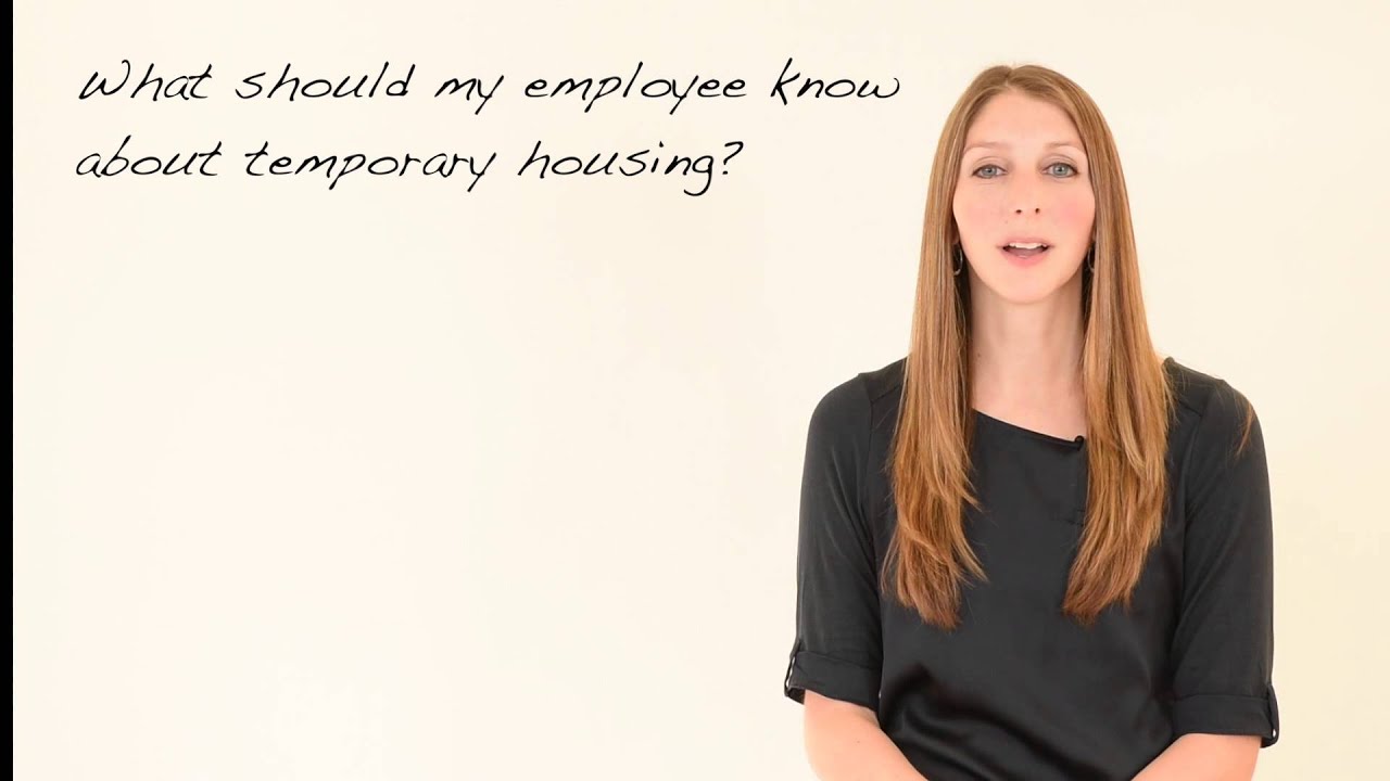 How do I prepare a relocating employee for their time in temporary housing?